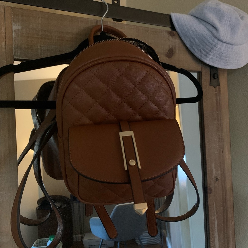 Brown backpack